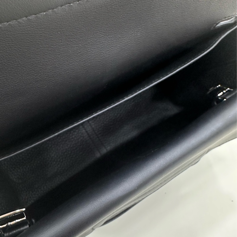 Hermes Halzan25 黑銀 B刻 有購證 99新-6
