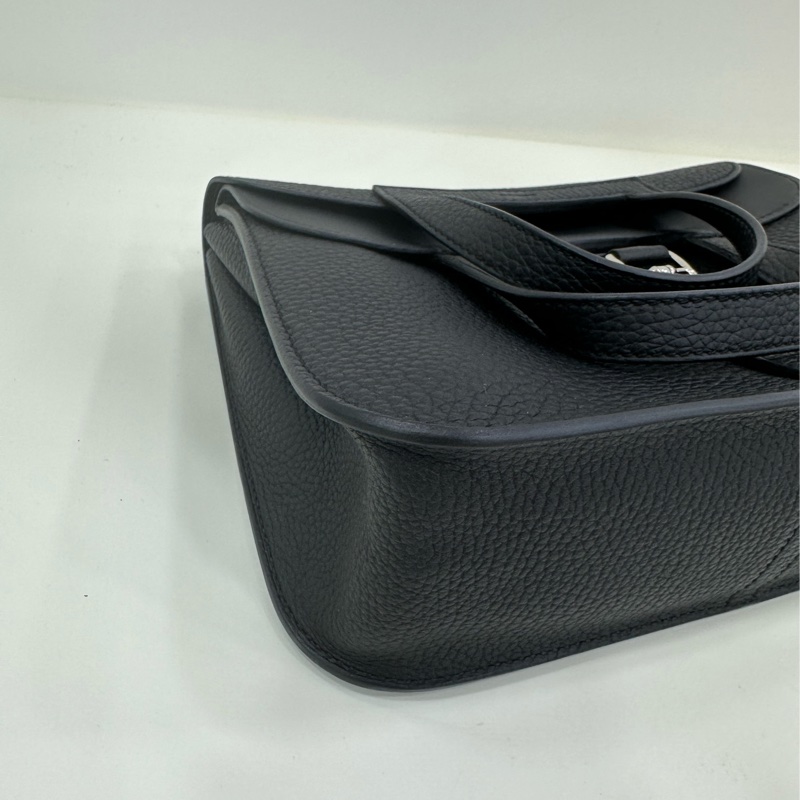 Hermes Halzan25 黑銀 B刻 有購證 99新-8