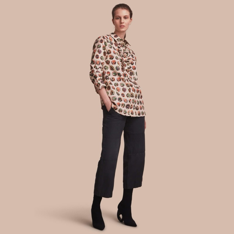 BURBERRY英國黑標Pallas Heads米色襯衫-1