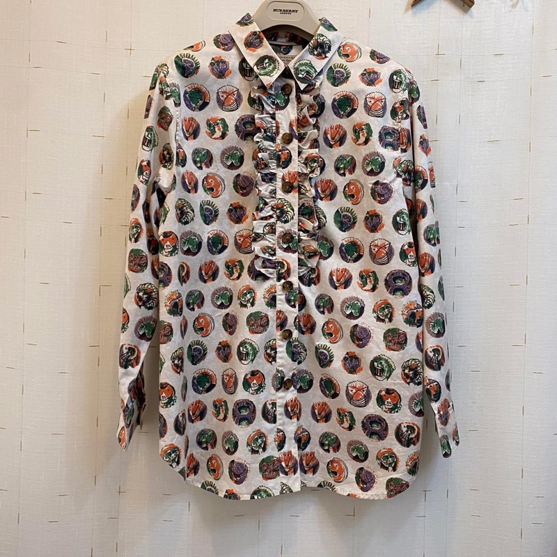 BURBERRY英國黑標Pallas Heads米色襯衫-3