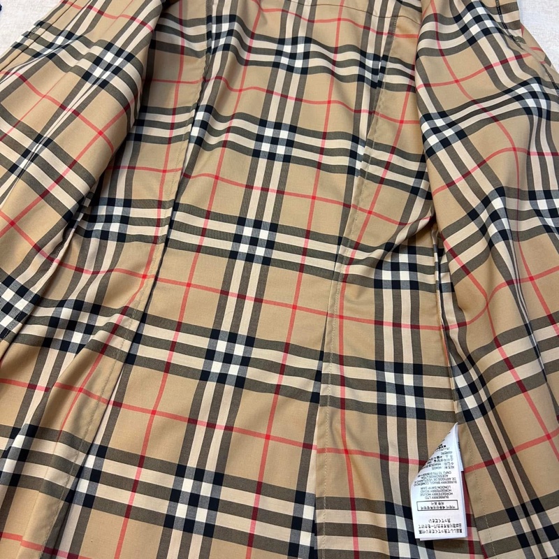 BURBERRY英國黑標格紋襯衫-10
