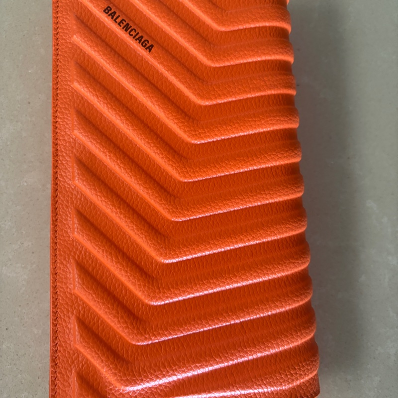 巴黎世家/Balenciaga糖果小橘 21.5*13 牛皮 閒置新-5