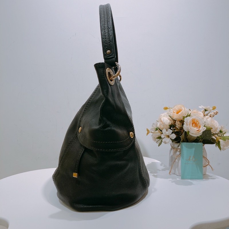 TW4399 BURBERRY 博柏利藍貼紙單肩包包BLUE LABEL TOTE BAG CALFSKIN-3