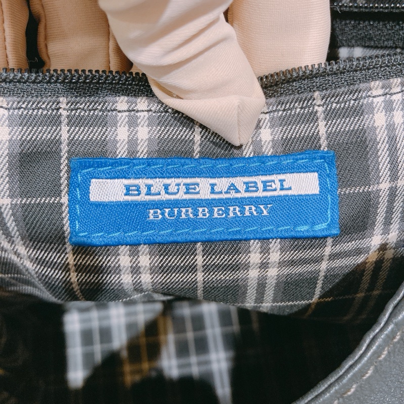 TW4399 BURBERRY 博柏利藍貼紙單肩包包BLUE LABEL TOTE BAG CALFSKIN-23