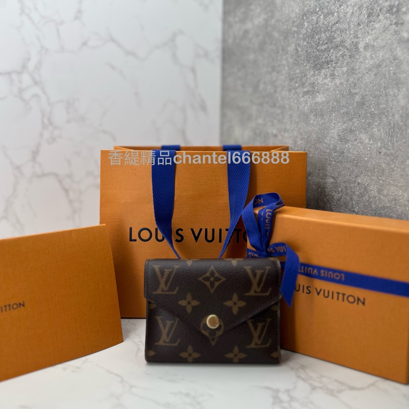 💗香緹國際精品💗 LV 芭蕾粉色內裡 老花短夾-0
