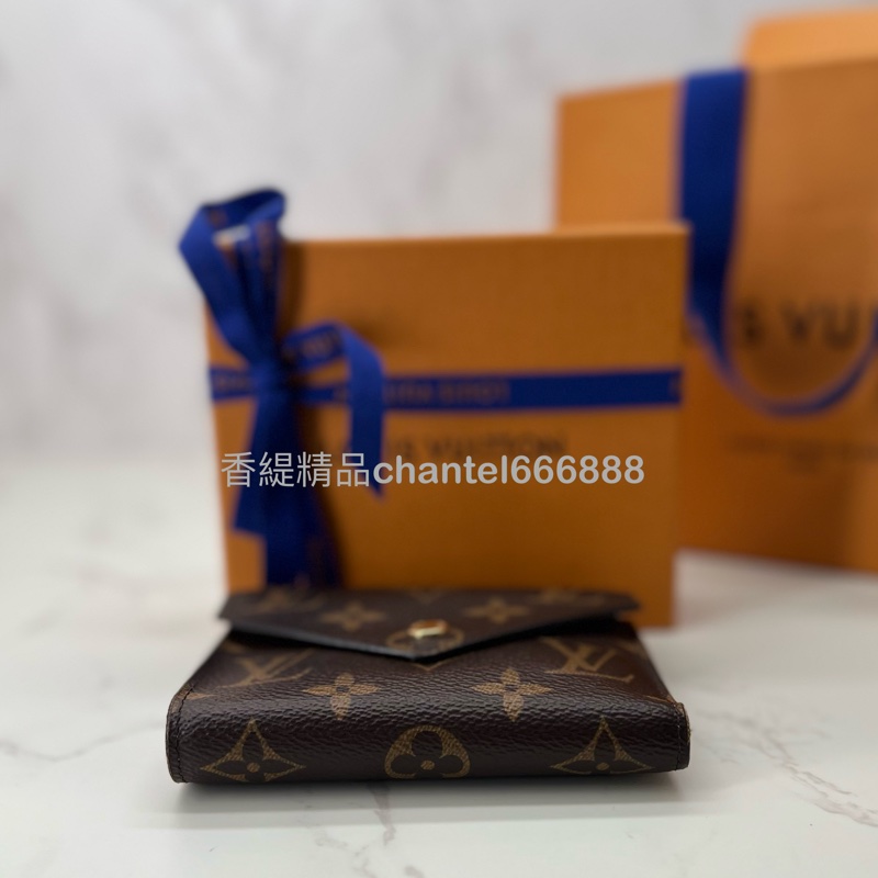 💗香緹國際精品💗 LV 芭蕾粉色內裡 老花短夾-4