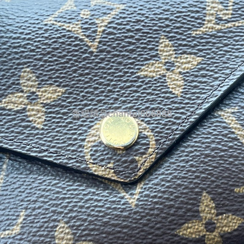 💗香緹國際精品💗 LV 芭蕾粉色內裡 老花短夾-5