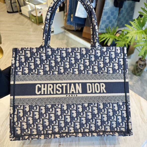 Dior老花托特中號-0