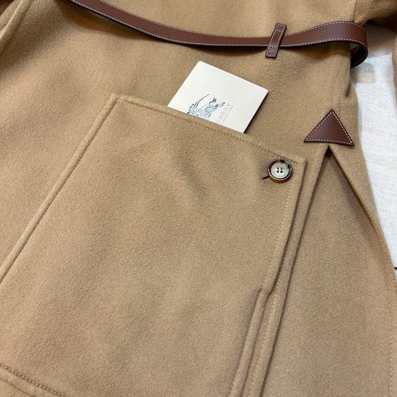 BURBERRY英國黑標蜜色羊絨大衣-6