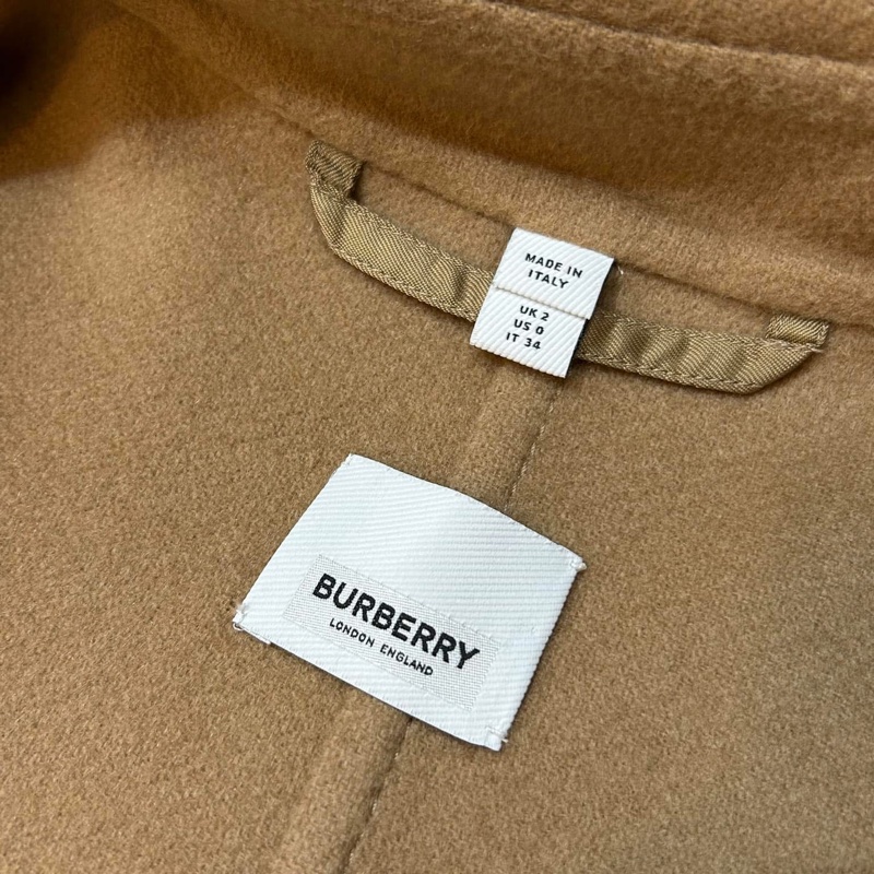 BURBERRY英國黑標蜜色羊絨大衣-12