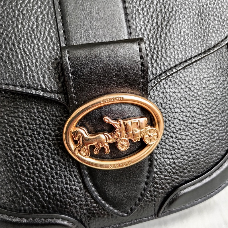 #COACH 馬鞍包 / 馬車 / 荔枝紋-5