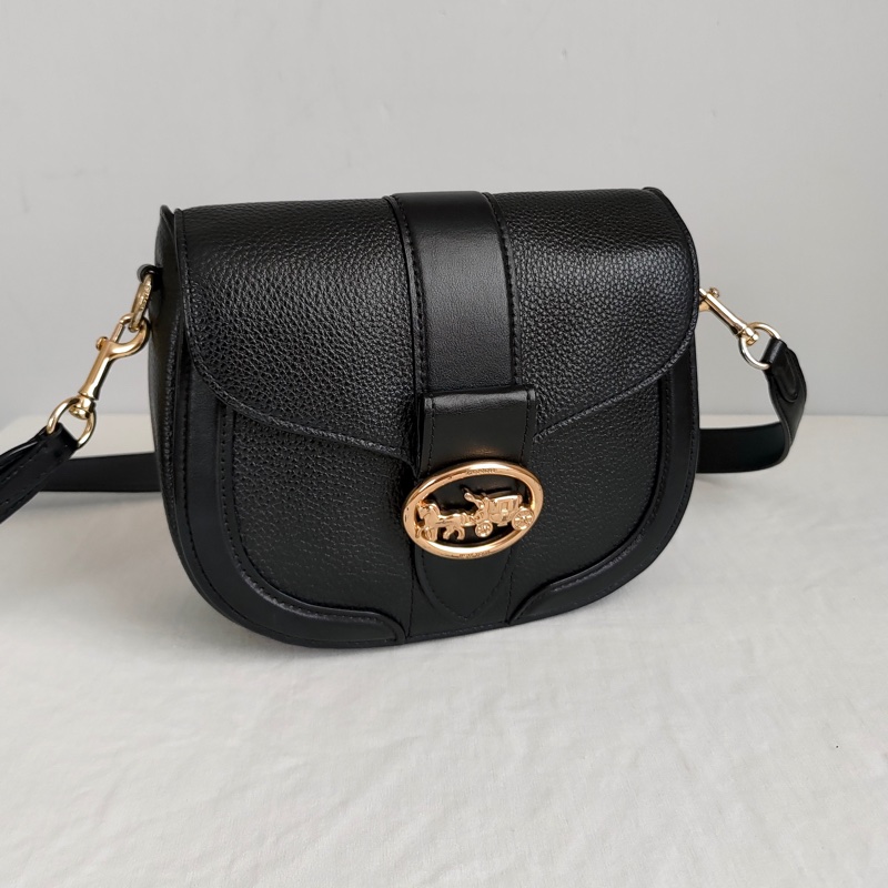 #COACH 馬鞍包 / 馬車 / 荔枝紋-12