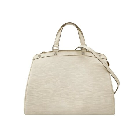 Louis Vuitton(LV)Brea醫生包中號牛皮水波紋鉚釘裝飾單肩包尺