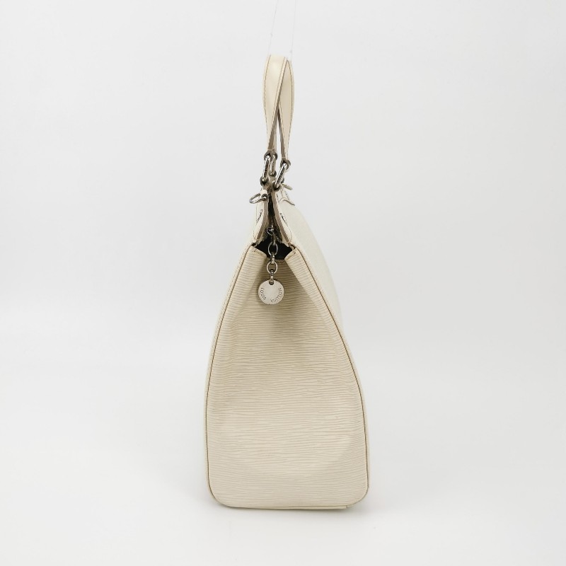 Louis Vuitton(LV)Brea醫生包中號牛皮水波紋鉚釘裝飾單肩包尺-2