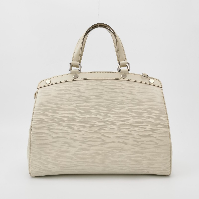 Louis Vuitton(LV)Brea醫生包中號牛皮水波紋鉚釘裝飾單肩包尺-3