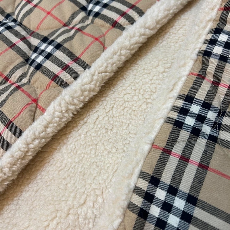 BURBERRY英國黑標經典格紋連帽斗篷-10