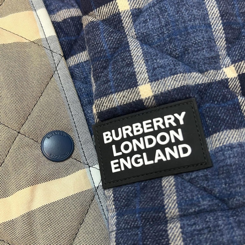 BURBERRY英國黑標牛仔絎縫外套-7