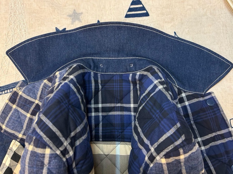 BURBERRY英國黑標牛仔絎縫外套-10