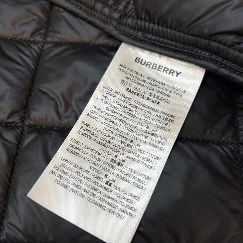 BURBERRY英國黑標牛仔絎縫外套-14