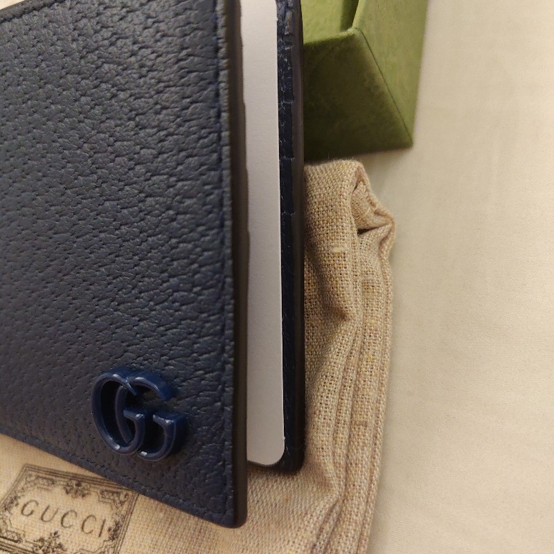 Gucci 男用皮革短夾-2
