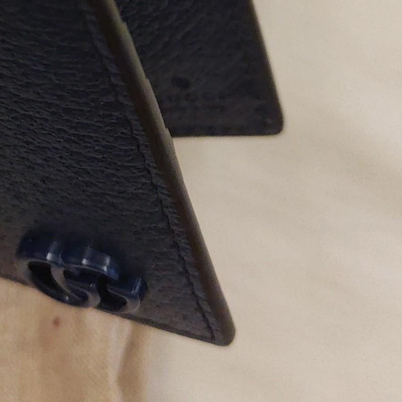 Gucci 男用皮革短夾-15