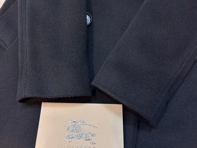 BURBERRY英國黑標黑色羊毛外套-2
