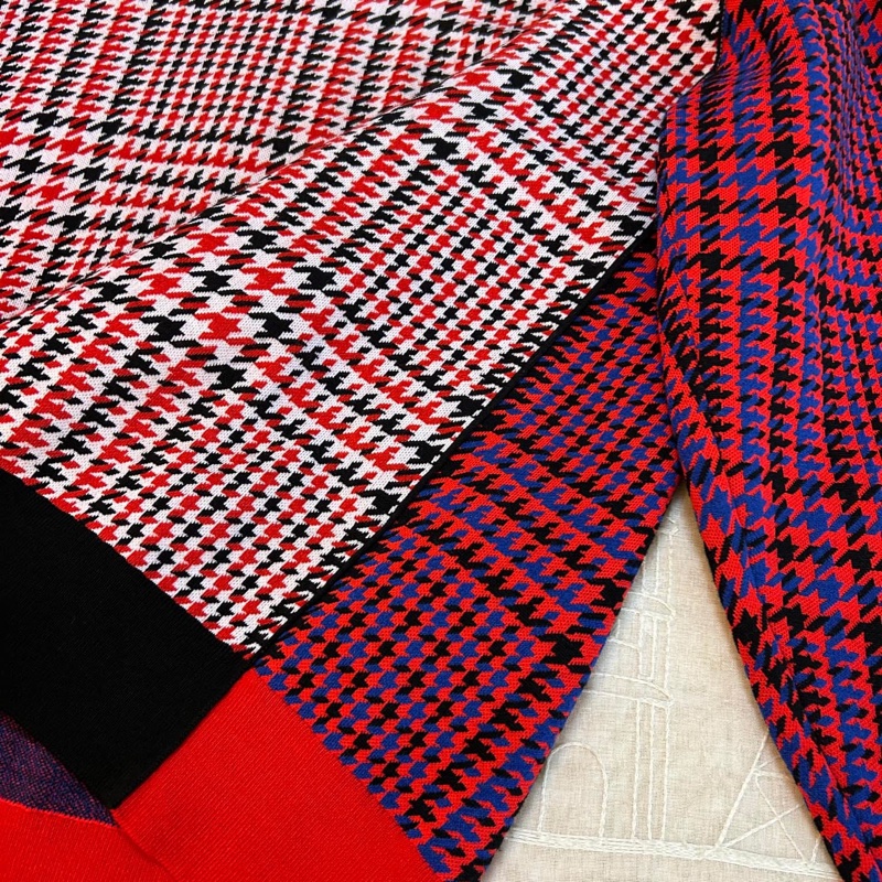 BURBERRY英國黑標格紋混紡毛衣-6
