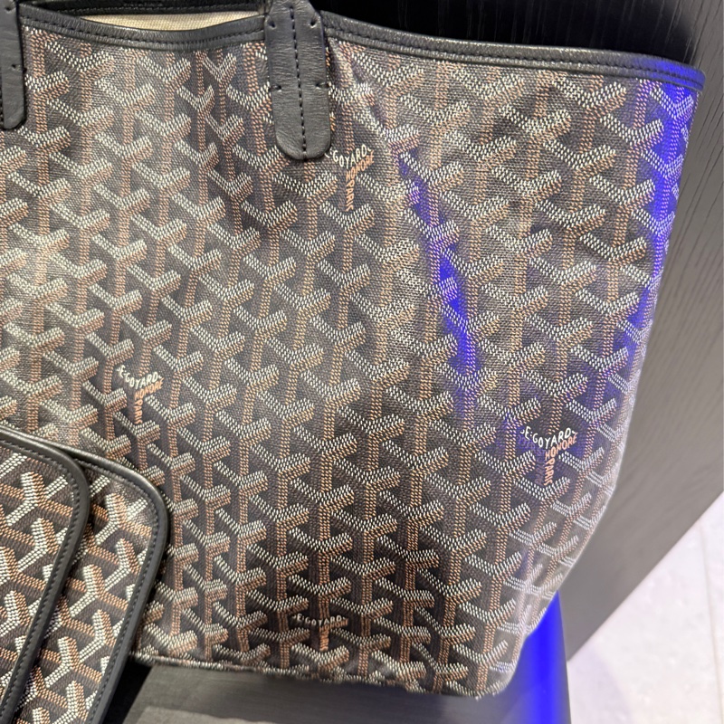 8新✨甜售Goyard 🖤neverfull黑色托特包 最熱門尺寸pm 肩背包 手提包 購物包 超輕 媽媽包 上班通勤 超級輕 超好裝-2