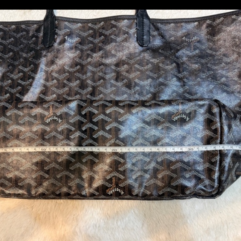 8新✨甜售Goyard 🖤neverfull黑色托特包 最熱門尺寸pm 肩背包 手提包 購物包 超輕 媽媽包 上班通勤 超級輕 超好裝-6