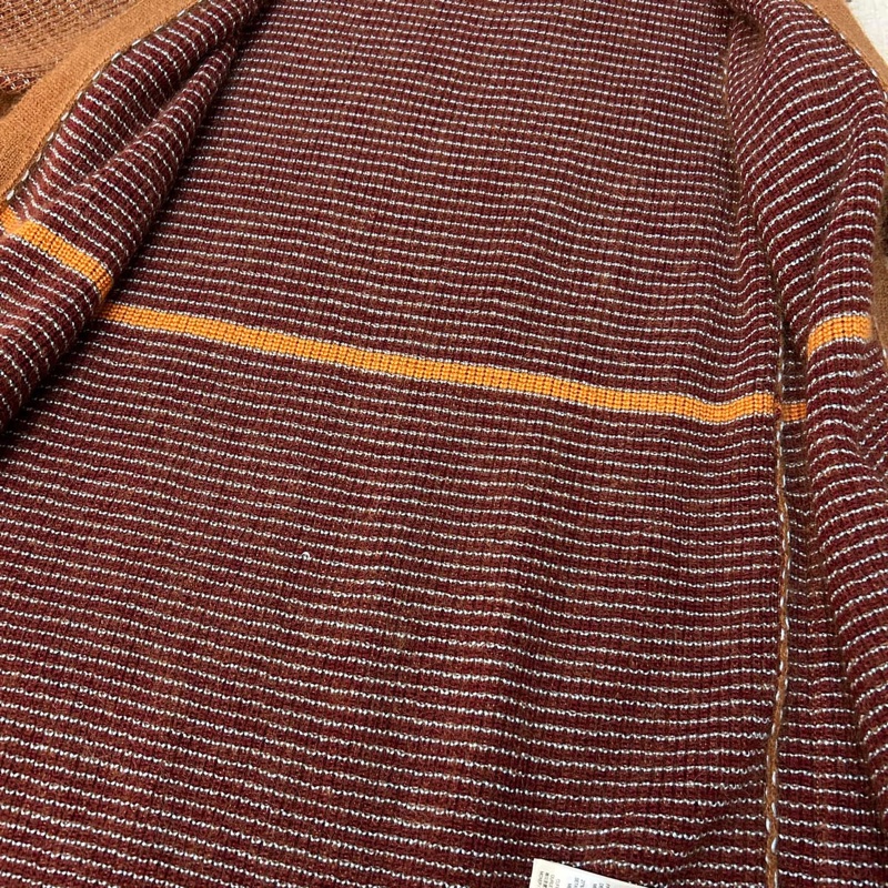 BURBERRY英國黑標格紋羊毛馬海毛混紡外套-6
