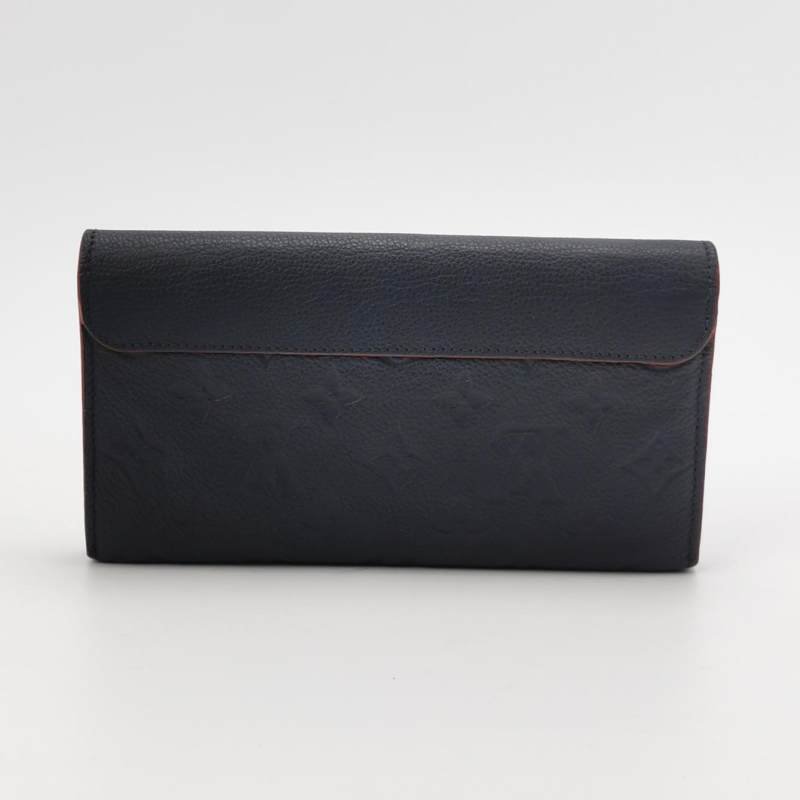 Louis Vuitton (LV) 牛皮 壓花 老花 錢包-1