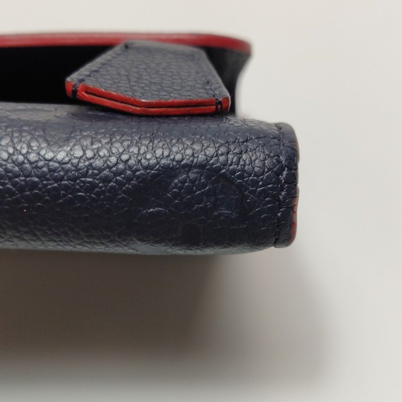 Louis Vuitton (LV) 牛皮 壓花 老花 錢包-13