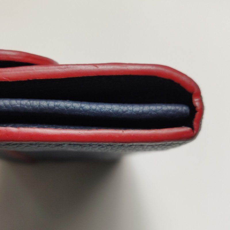 Louis Vuitton (LV) 牛皮 壓花 老花 錢包-15