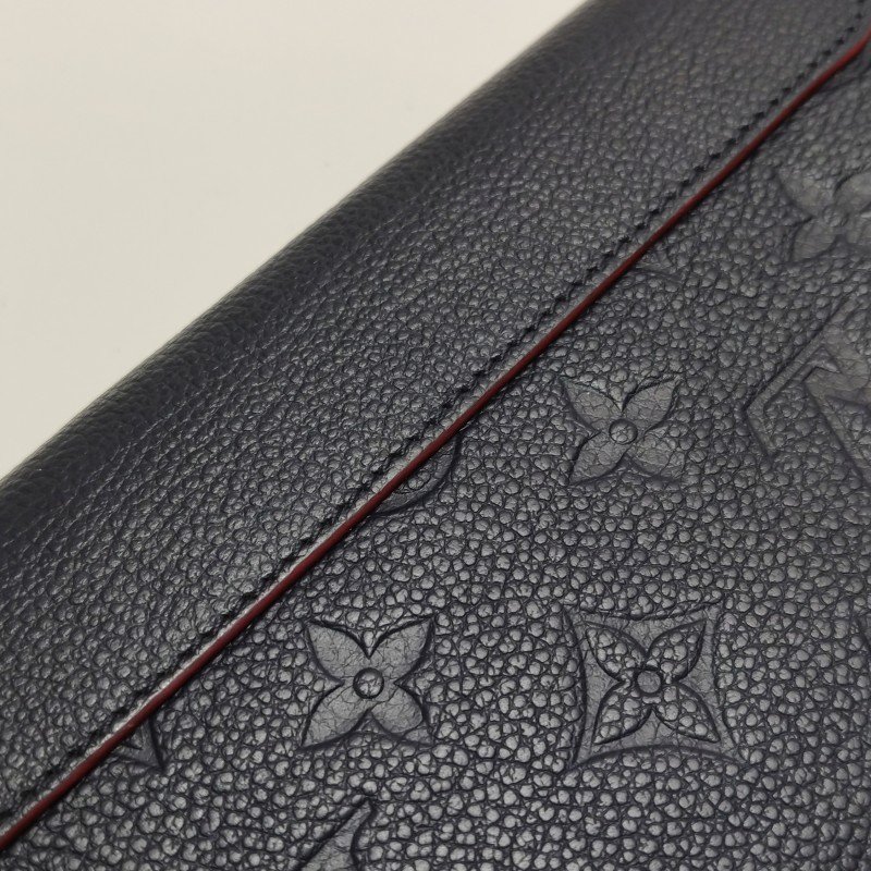 Louis Vuitton (LV) 牛皮 壓花 老花 錢包-16