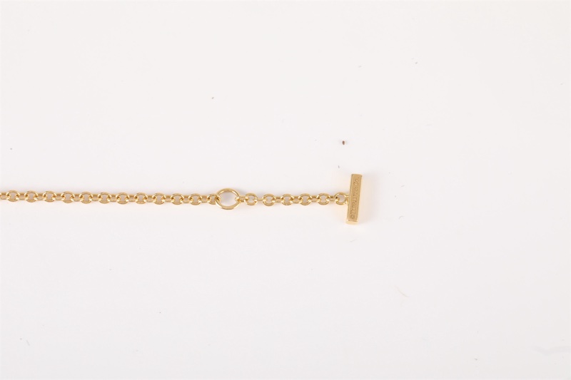 TIFFANY&CO(蒂芙尼) Tiffany T微笑手鏈 18K黃金 S-M碼 黃金 T 微笑手鏈-4