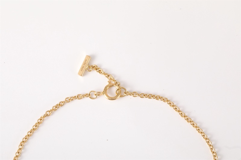 TIFFANY&CO(蒂芙尼) Tiffany T微笑手鏈 18K黃金 S-M碼 黃金 T 微笑手鏈-6