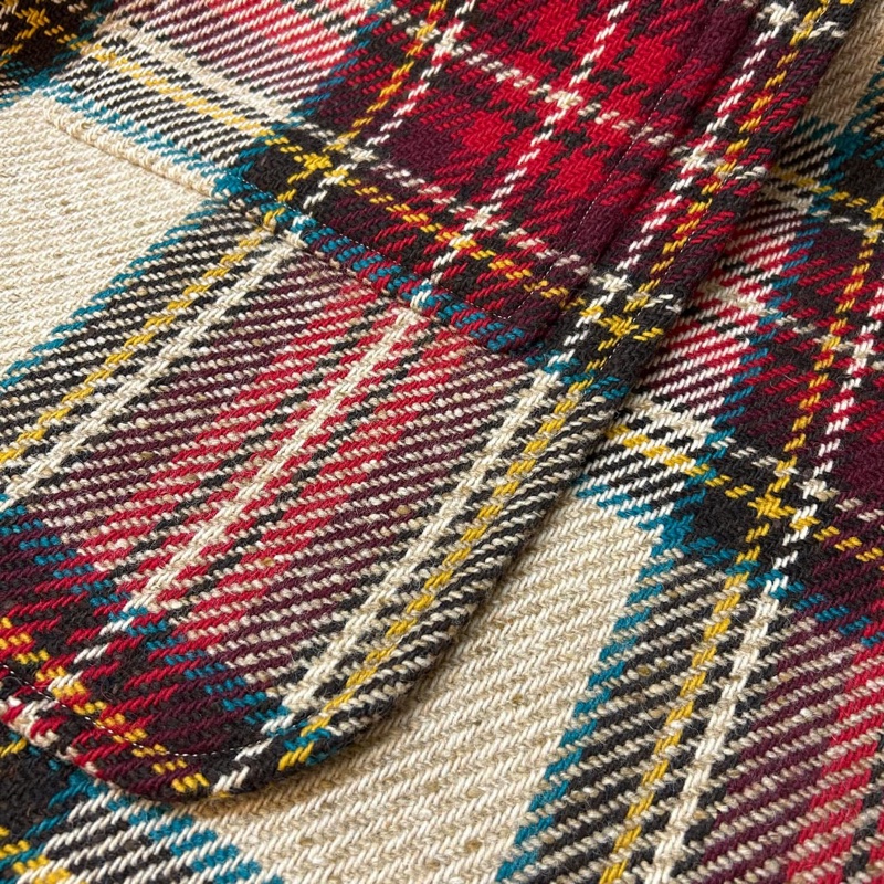 BURBERRY英國黑標經典格紋連帽斗篷-9