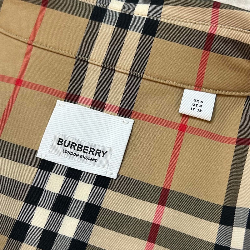 BURBERRY英國黑標格紋襯衫-12