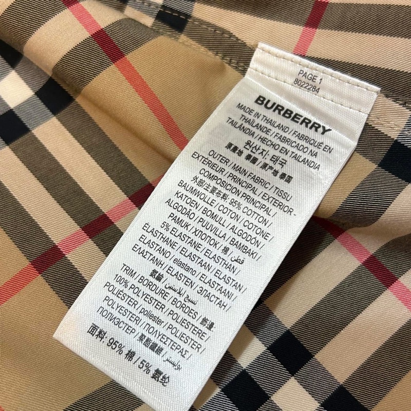 BURBERRY英國黑標格紋襯衫-13