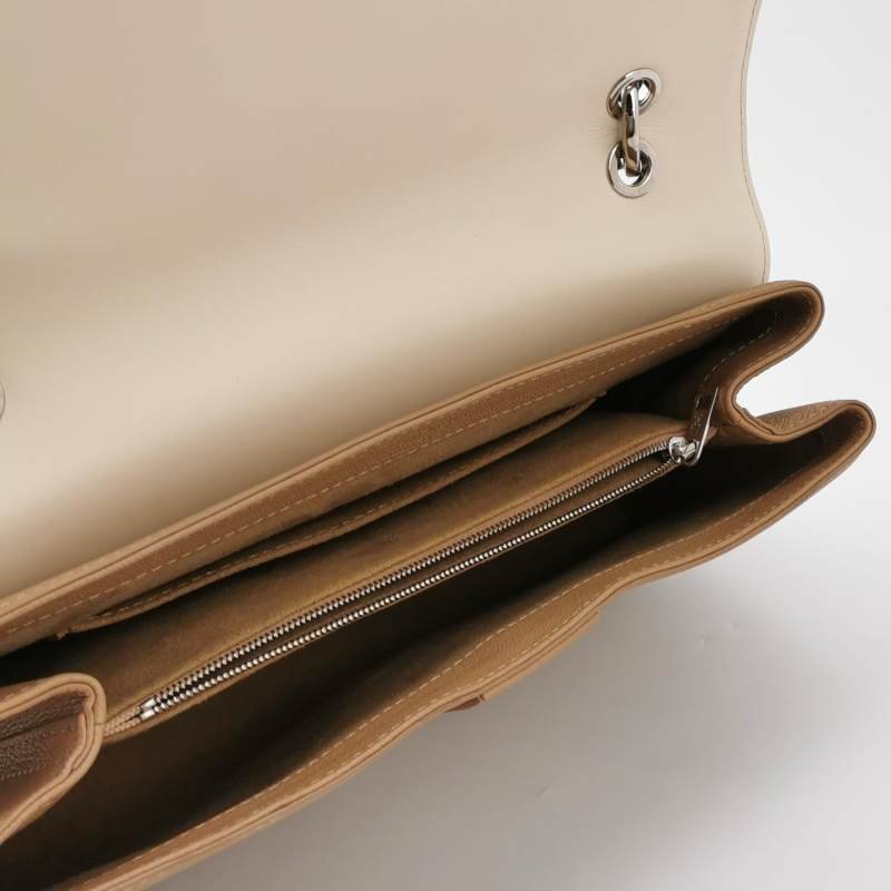 Louis Vuitton (LV) Very One Handle 牛皮 拼色 老花 壓紋 單肩包 晶片款-5