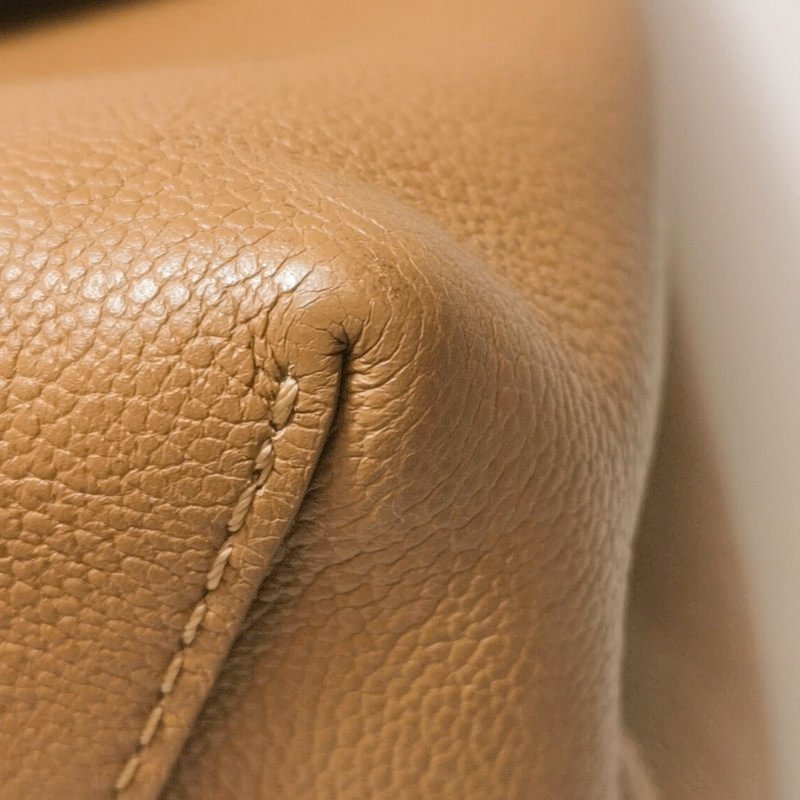 Louis Vuitton (LV) Very One Handle 牛皮 拼色 老花 壓紋 單肩包 晶片款-11