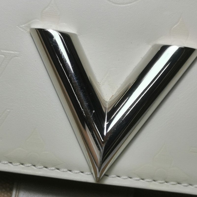 Louis Vuitton (LV) Very One Handle 牛皮 拼色 老花 壓紋 單肩包 晶片款-15