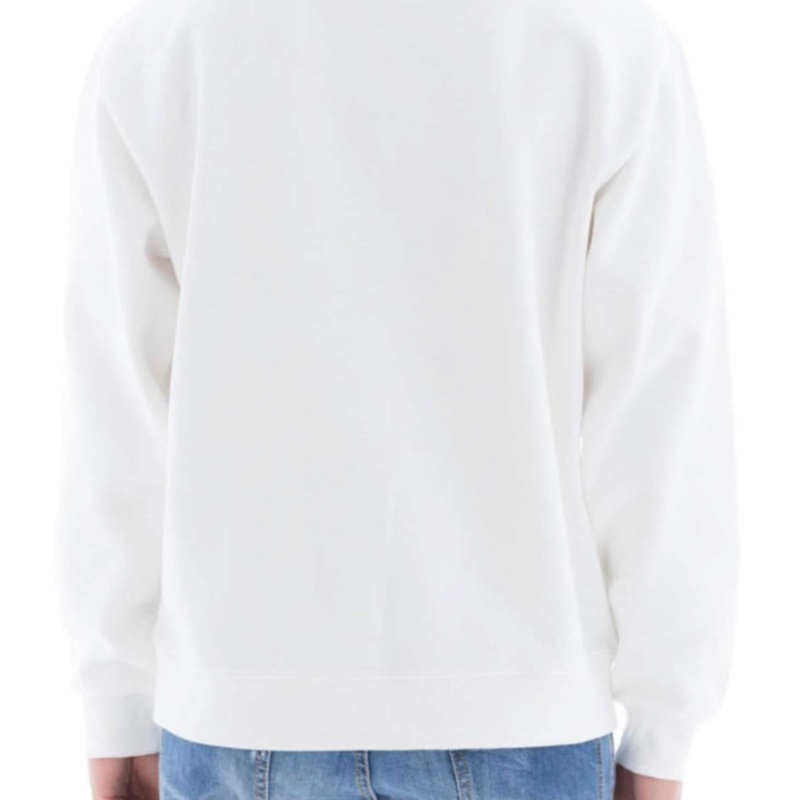 BURBERRY英國黑標男款刺繡白色衛衣-2