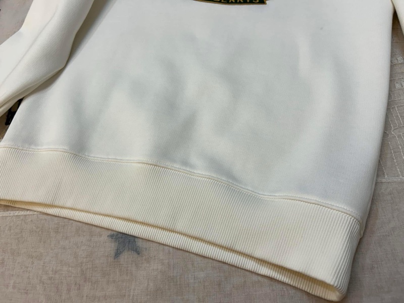 BURBERRY英國黑標男款刺繡白色衛衣-7