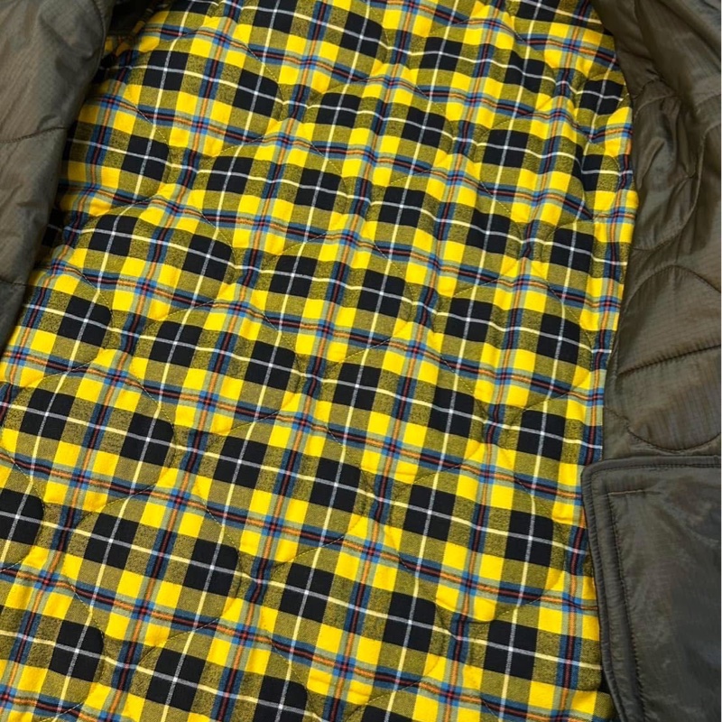 BURBERRY英國黑標格紋絎縫外套-16