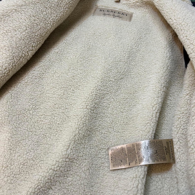 BURBERRY英國黑標草綠色兩件式風衣-18