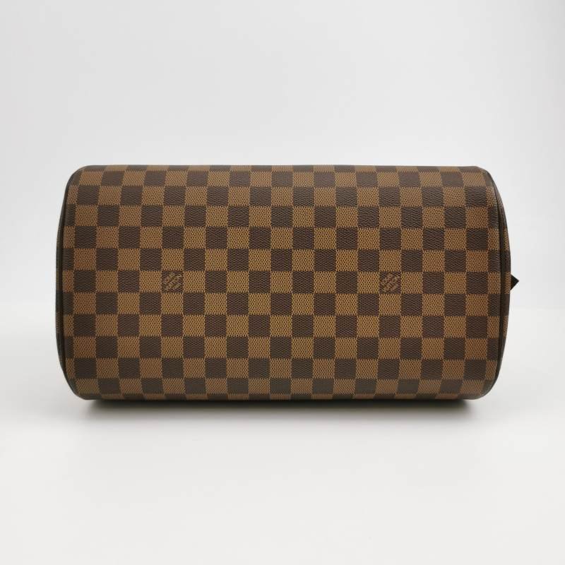 Louis Vuitton (LV) Ribera 中型 牛皮 棋盤格 雙向拉鍊 元寶包 手提包-5