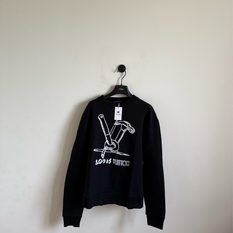 LV 工具刺繡logo衛衣-4