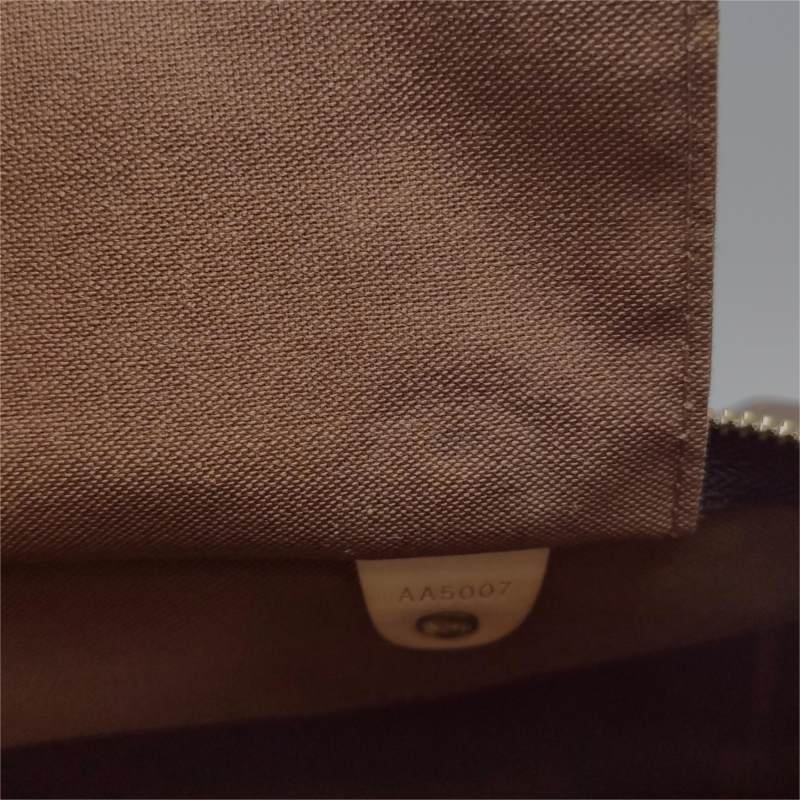 Louis Vuitton (LV) Speedy35 植鞣革 Monogram印花 波士頓包 手提包-7