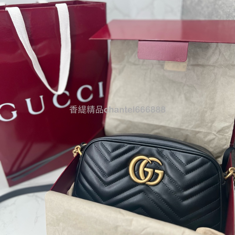 💗香緹國際精品💗 Gucci 馬蒙相機包 盒裝完整 包況新 台灣購證-0